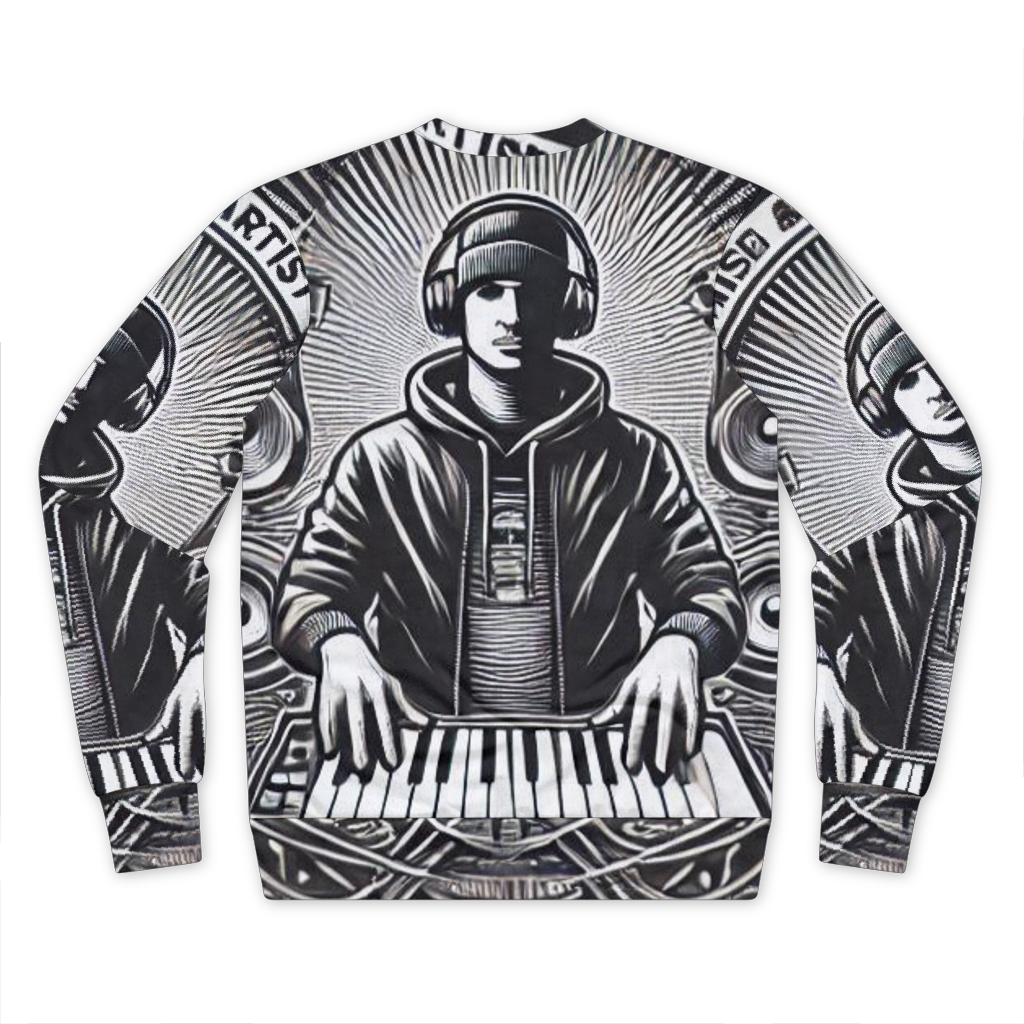 undefined Performance Cut and Sew Sublimation Unisex Sweatshirt