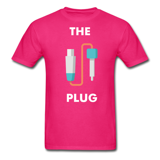 THE PLUG Unisex Classic T-Shirt - fuchsia