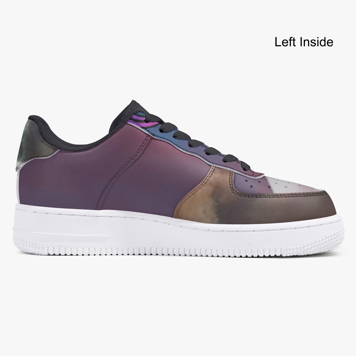 RJ COLLECTION Leather Sports Sneakers