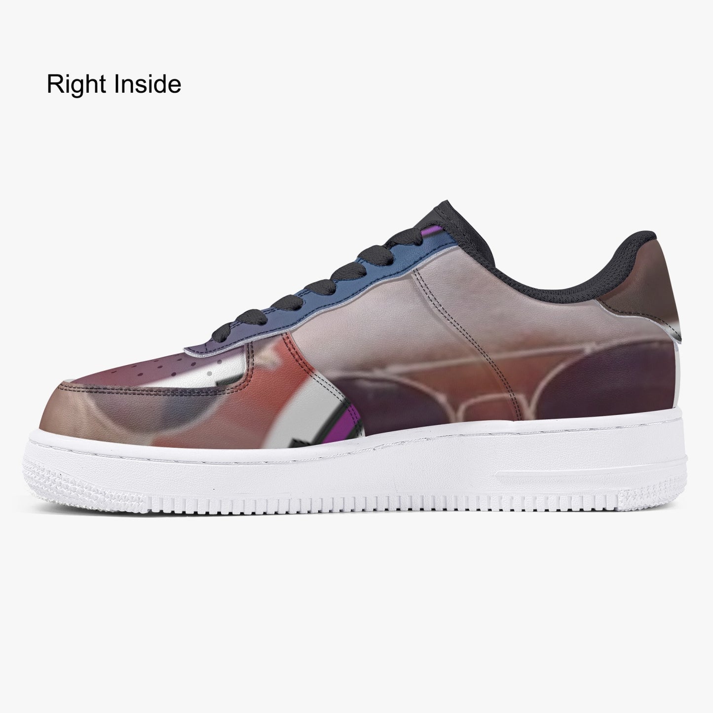 RJ COLLECTION Leather Sports Sneakers