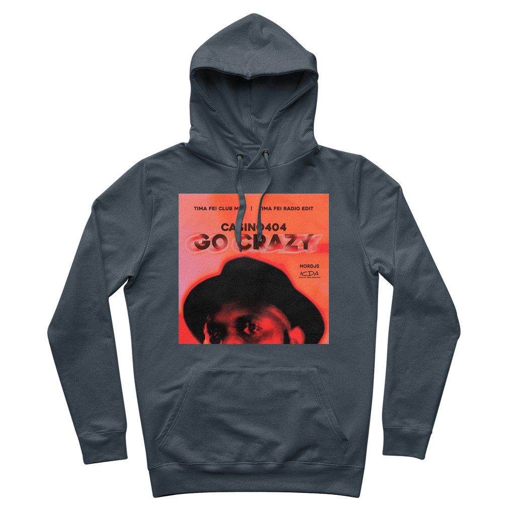 CASINO404/TIMA FEI GO CRAZY FAN GEAR 100% Organic Cotton Hoodie