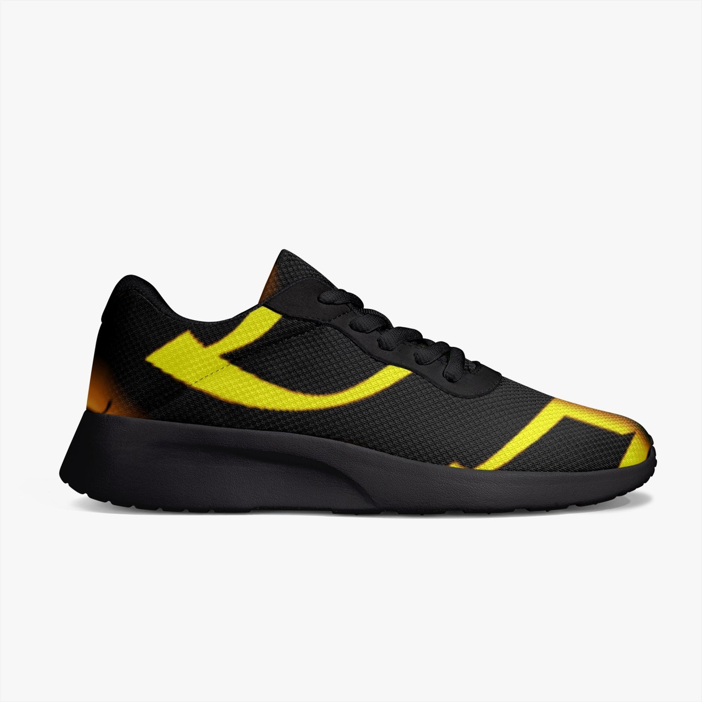 279. Lifestyle Mesh Running Shoes - Black