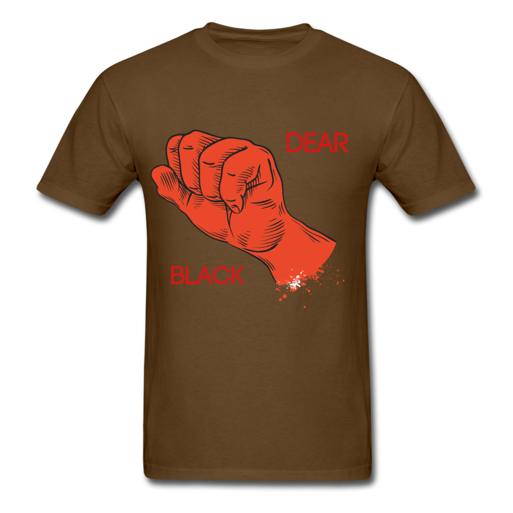 DEAR BLACK Unisex Classic T-Shirt - brown