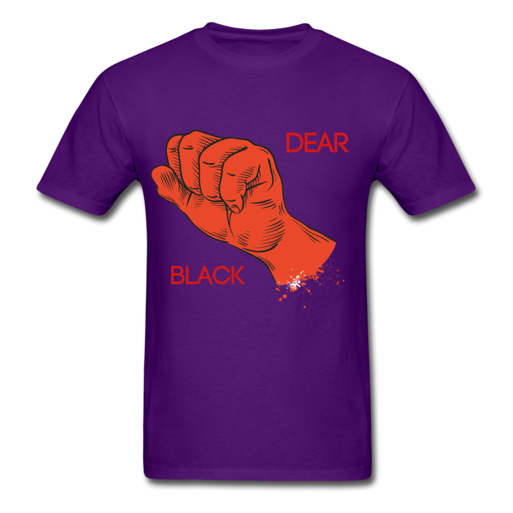 DEAR BLACK Unisex Classic T-Shirt - purple