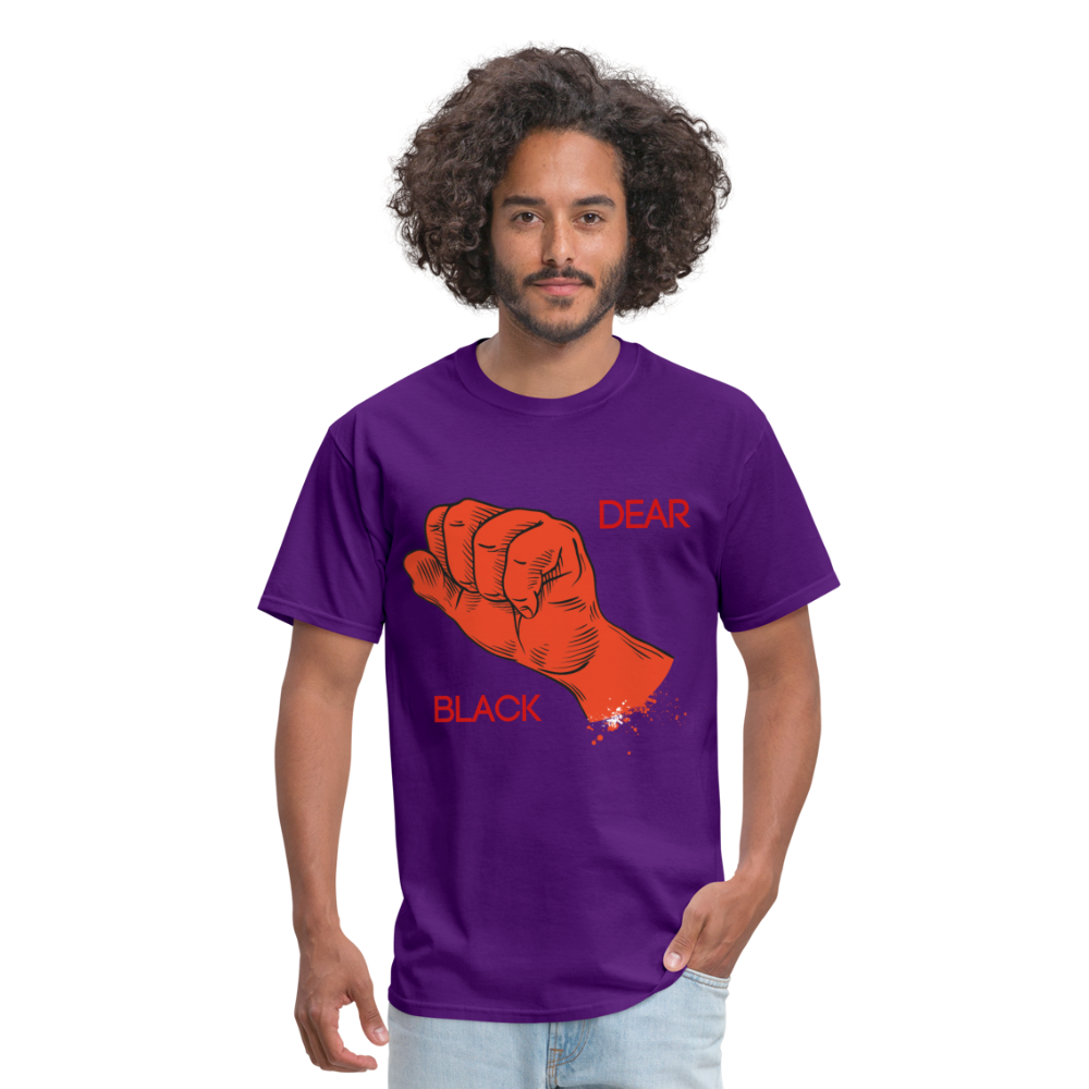 DEAR BLACK Unisex Classic T-Shirt - purple