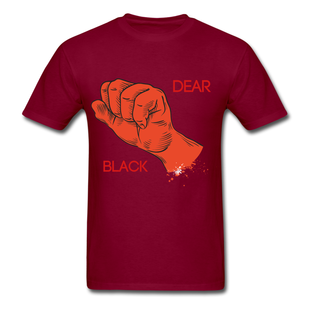 DEAR BLACK Unisex Classic T-Shirt - burgundy