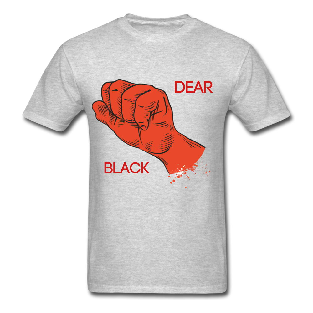 DEAR BLACK Unisex Classic T-Shirt - heather gray