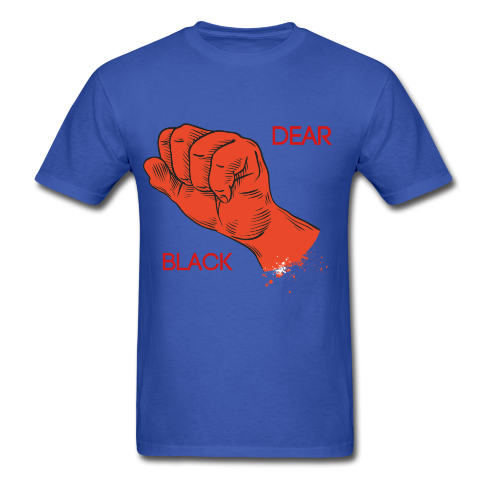 DEAR BLACK Unisex Classic T-Shirt - royal blue