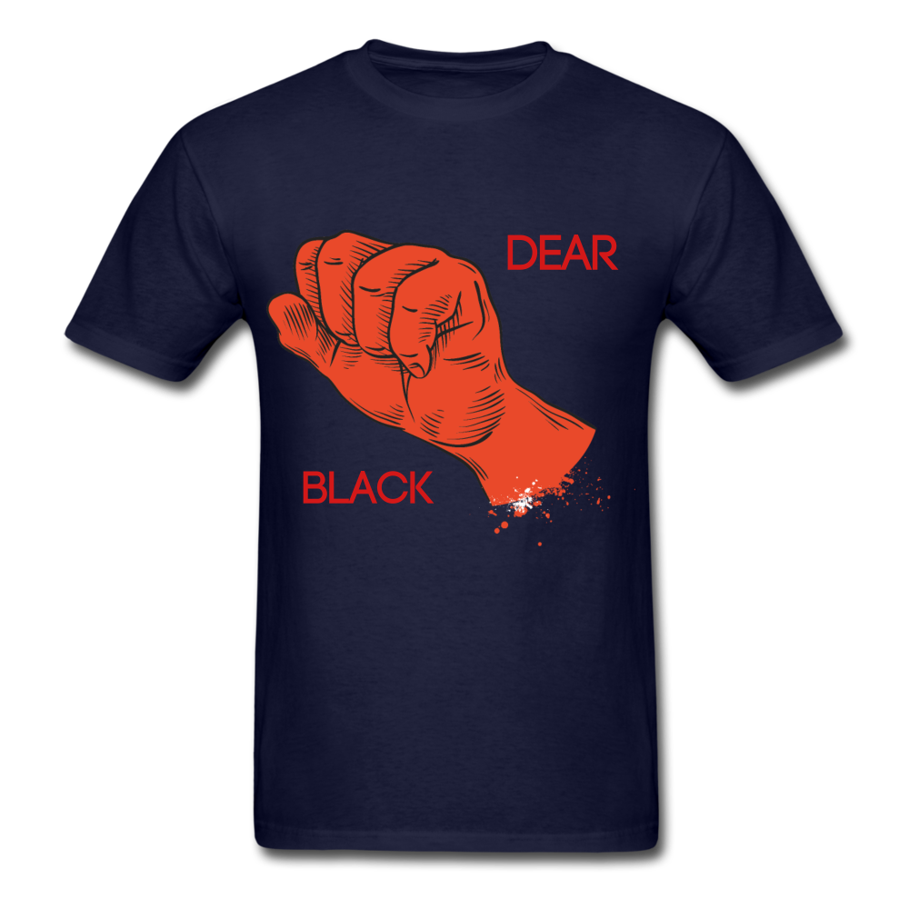 DEAR BLACK Unisex Classic T-Shirt - navy