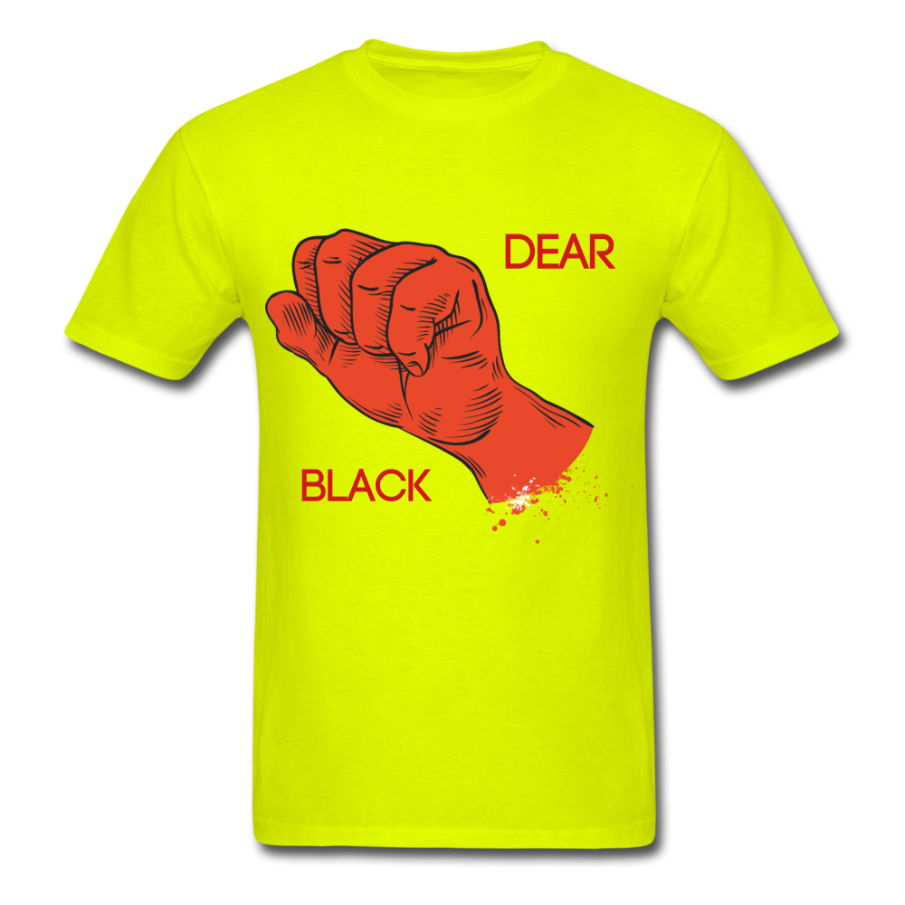 DEAR BLACK Unisex Classic T-Shirt - safety green