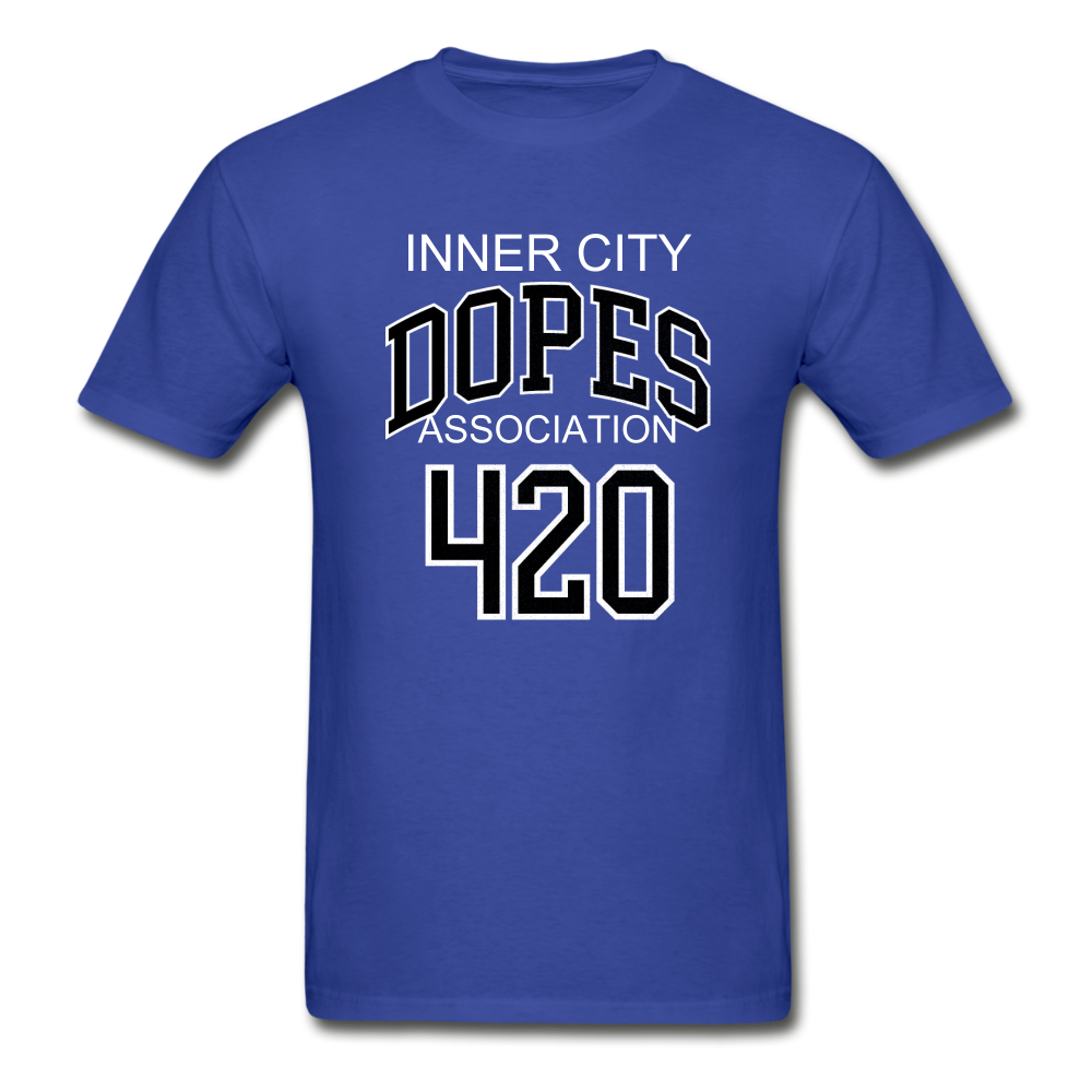 ICDA 420 Adult Tagless T-Shirt - royal blue