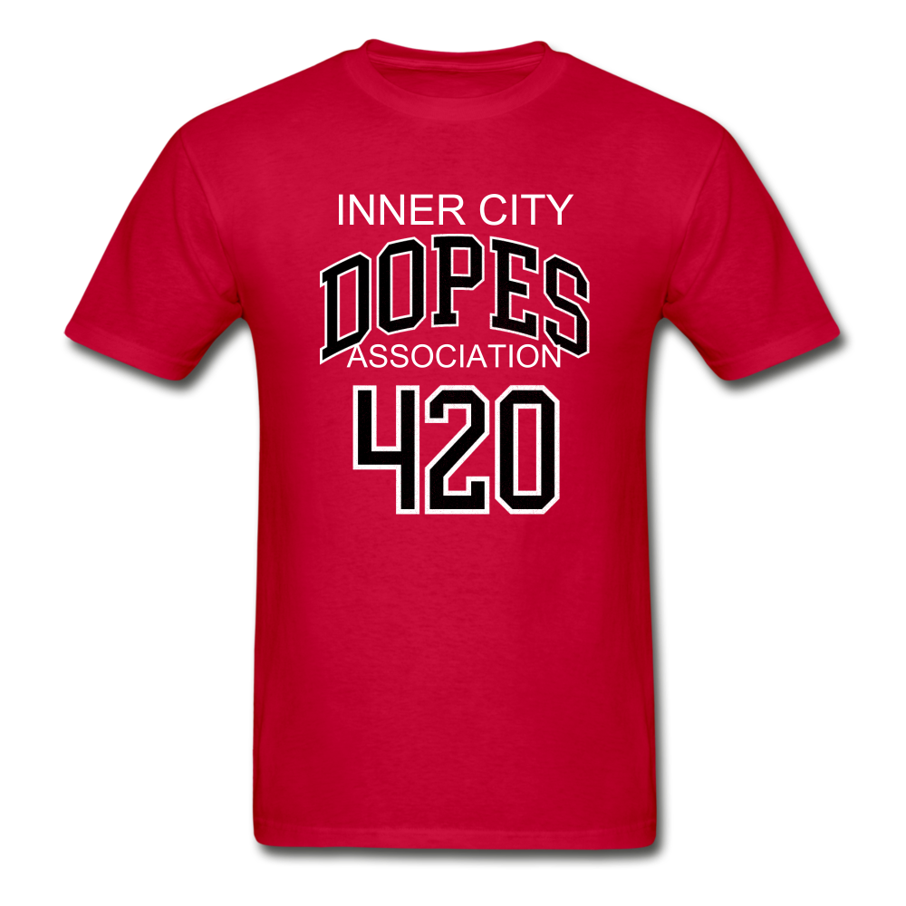 ICDA 420 Adult Tagless T-Shirt - red