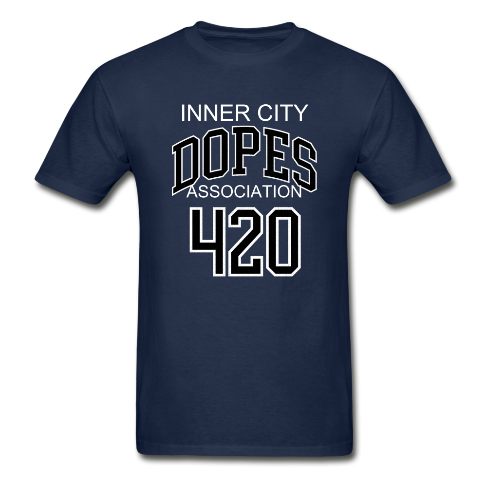 ICDA 420 Adult Tagless T-Shirt - navy