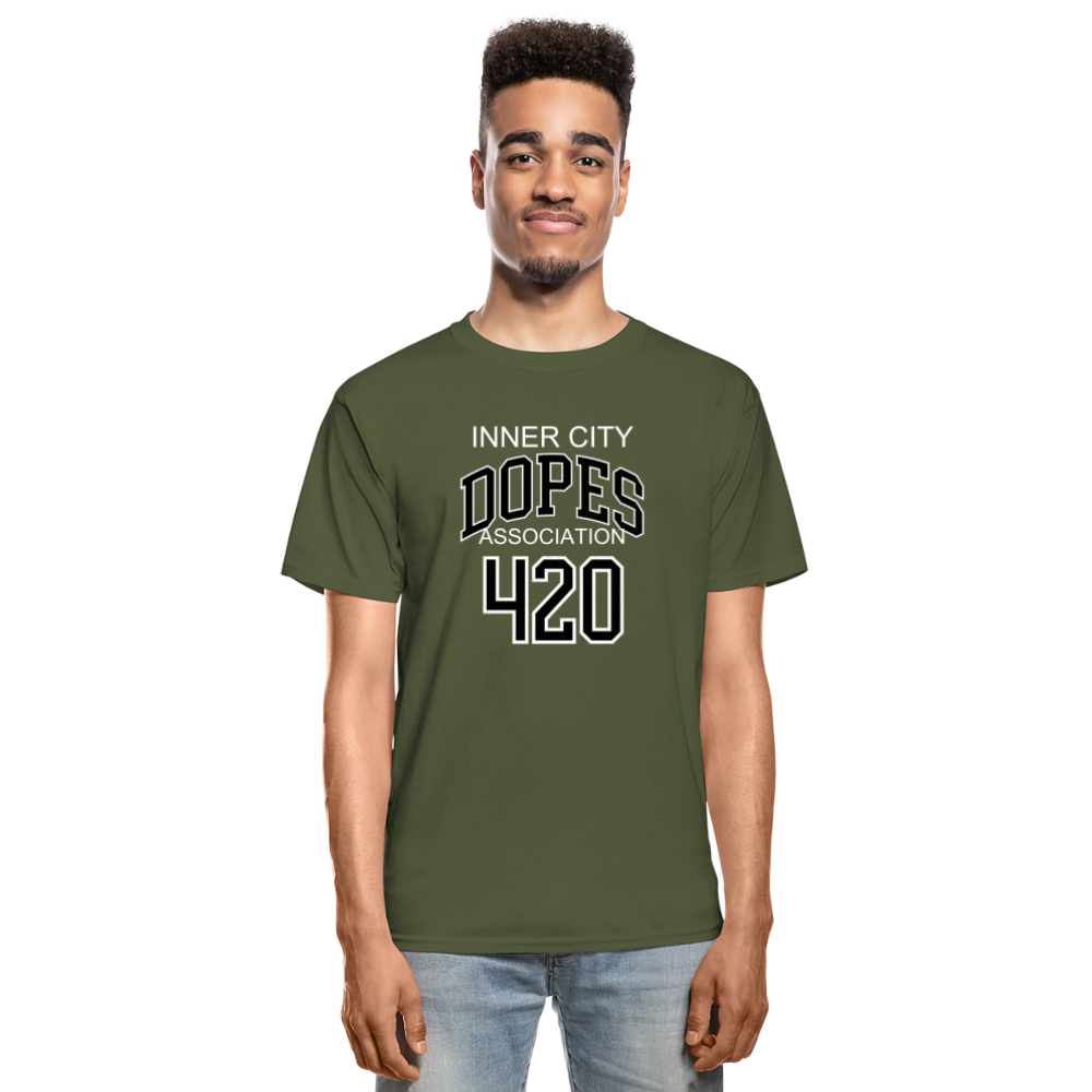 ICDA 420 Adult Tagless T-Shirt - military green