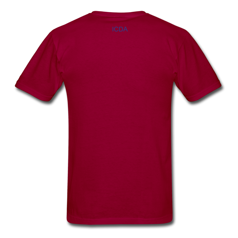 SLOGAN Unisex Classic T-Shirt - dark red