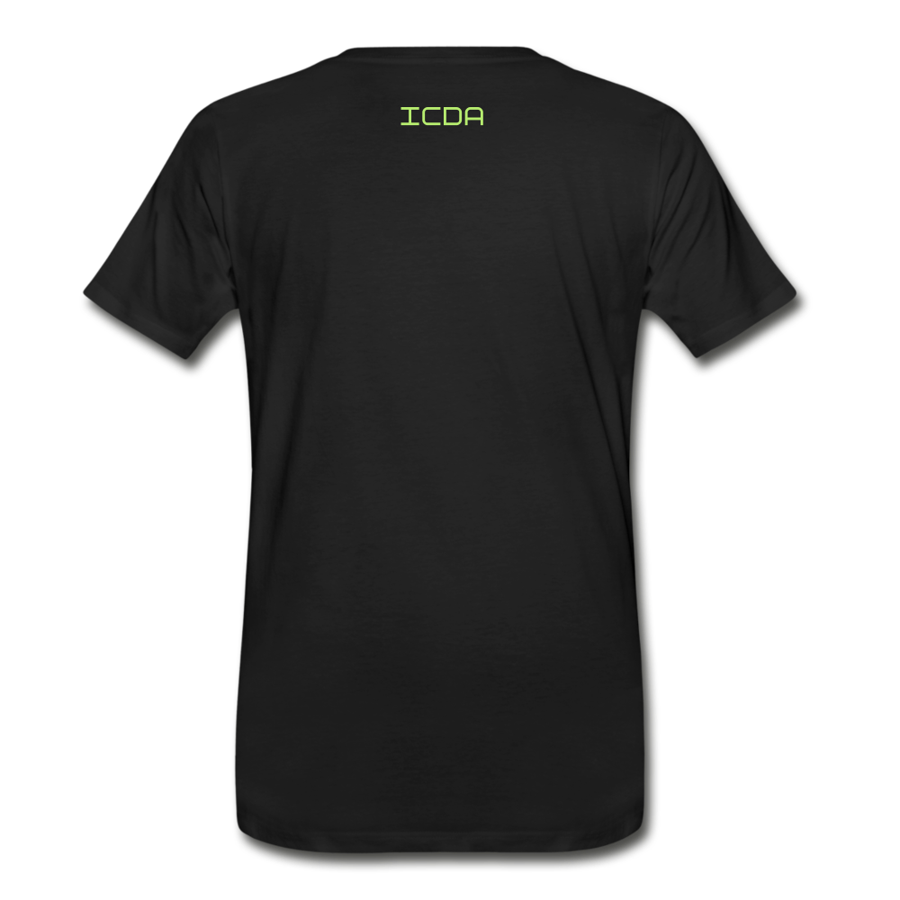 ICDA DRIP CLASSIC Men's Premium T-Shirt - black