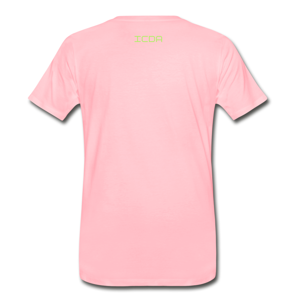 ICDA DRIP CLASSIC Men's Premium T-Shirt - pink