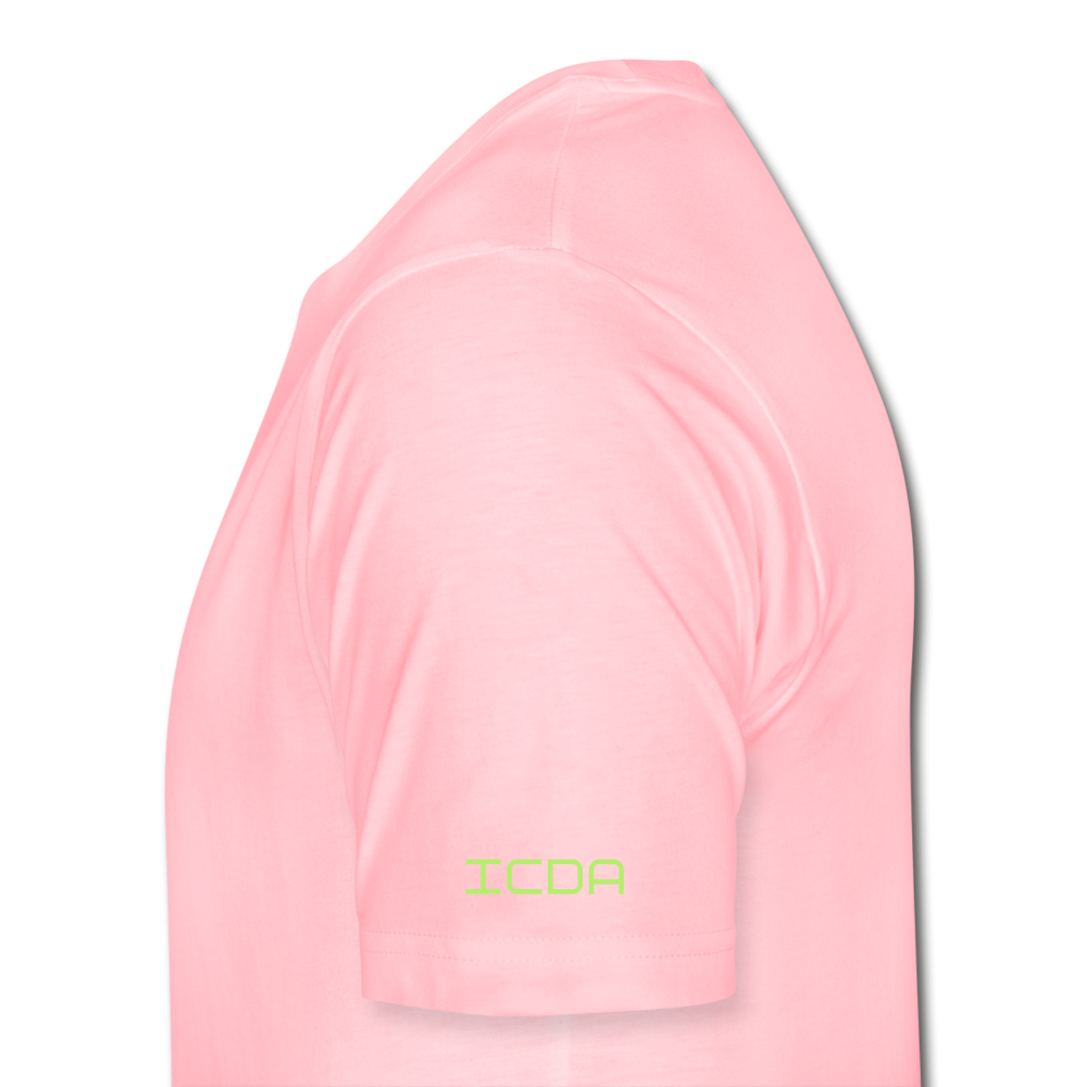 ICDA DRIP CLASSIC Men's Premium T-Shirt - pink