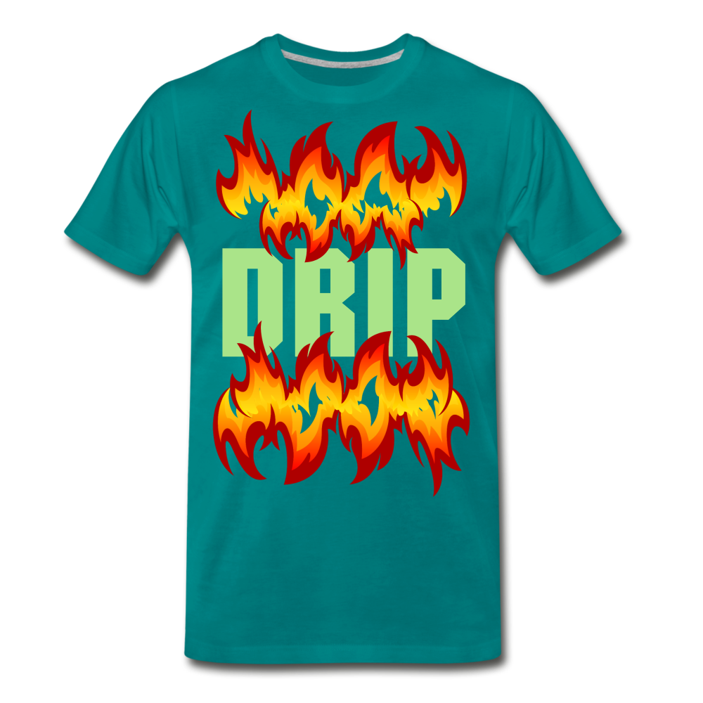 ICDA DRIP CLASSIC Men's Premium T-Shirt - teal