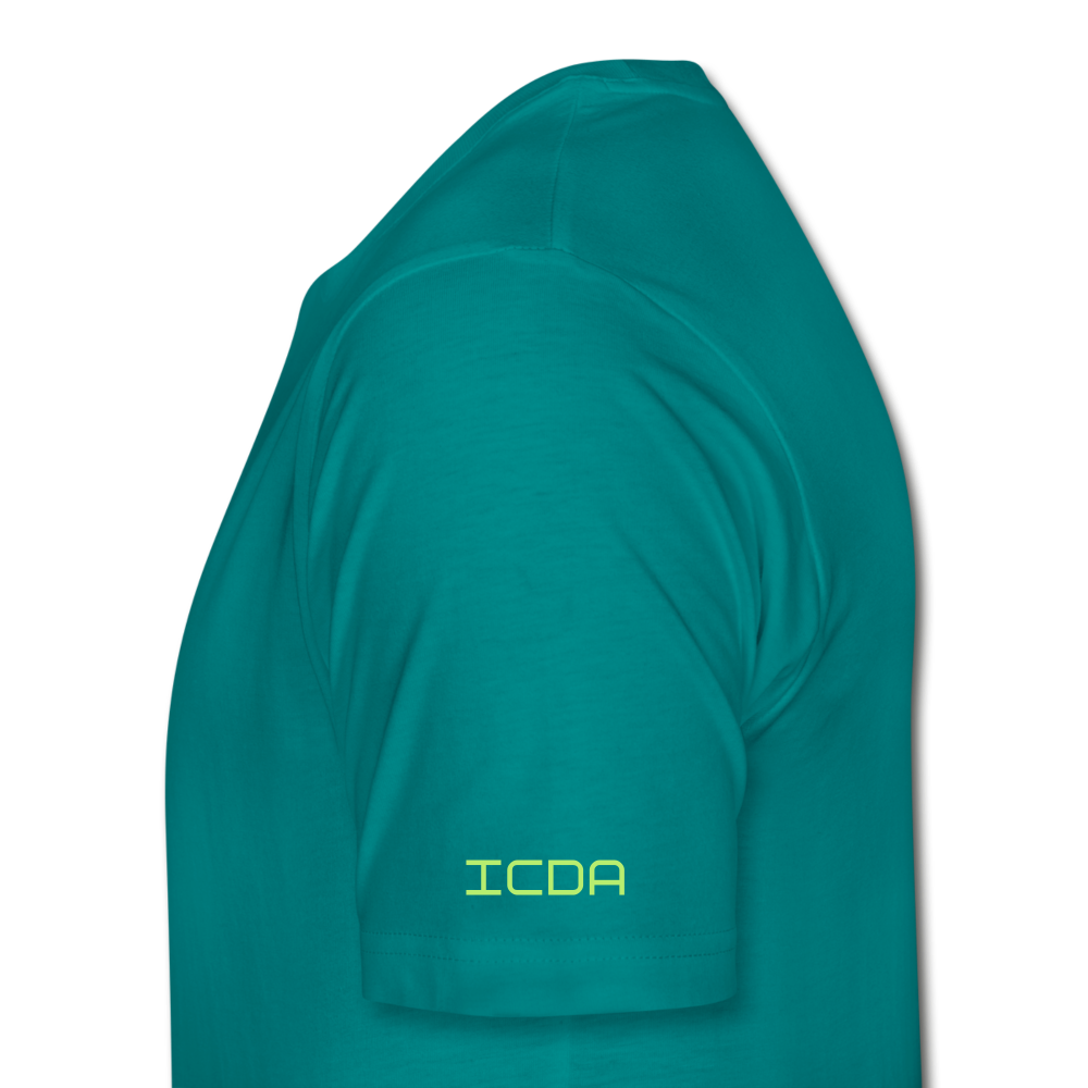 ICDA DRIP CLASSIC Men's Premium T-Shirt - teal