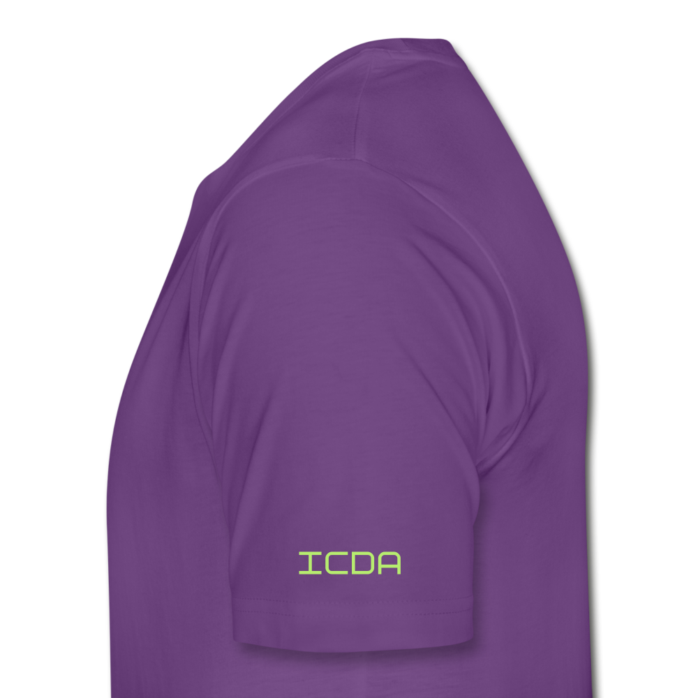 ICDA DRIP CLASSIC Men's Premium T-Shirt - purple