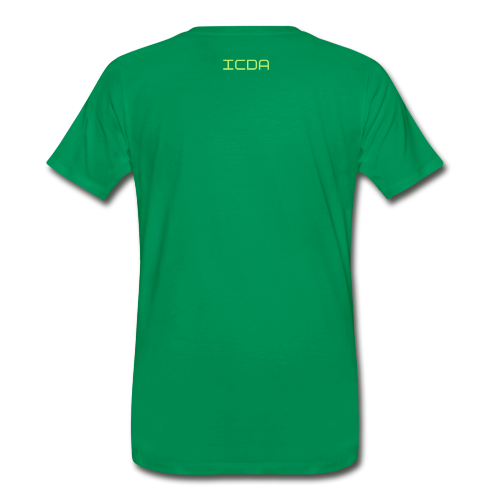 ICDA DRIP CLASSIC Men's Premium T-Shirt - kelly green