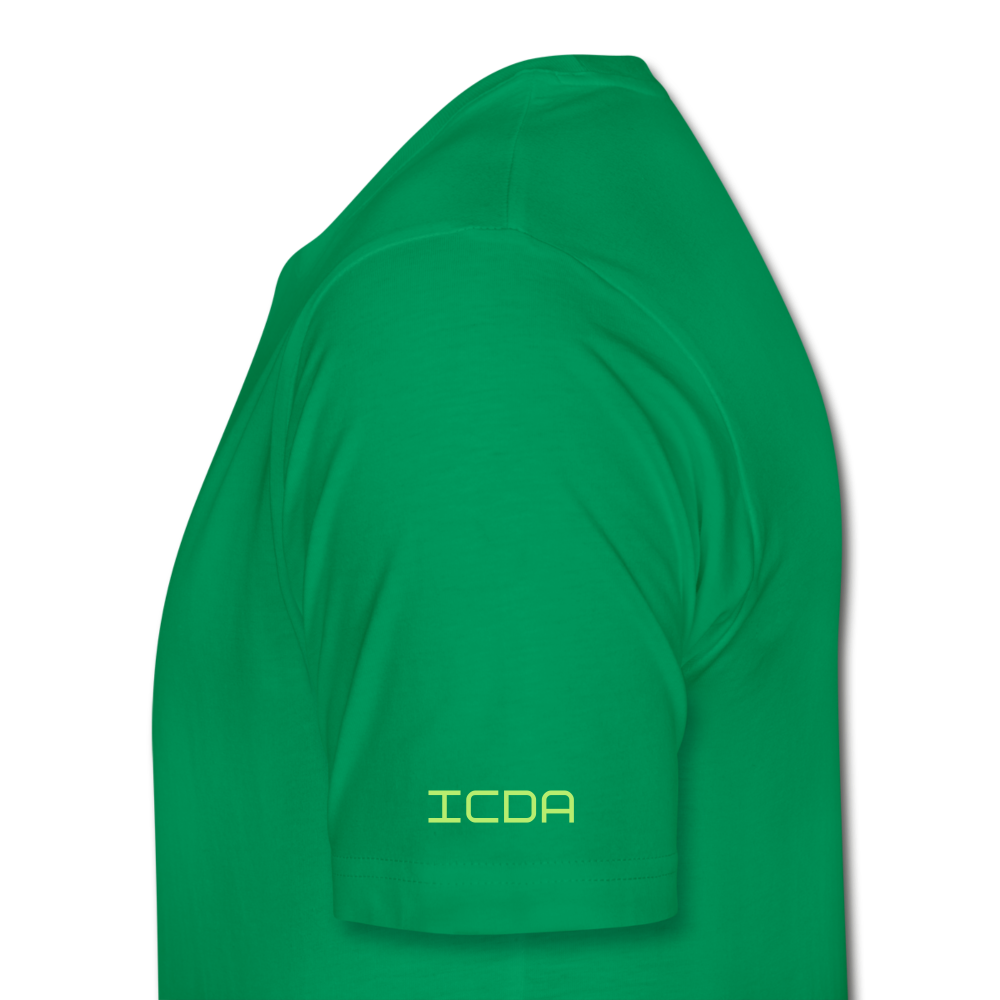 ICDA DRIP CLASSIC Men's Premium T-Shirt - kelly green