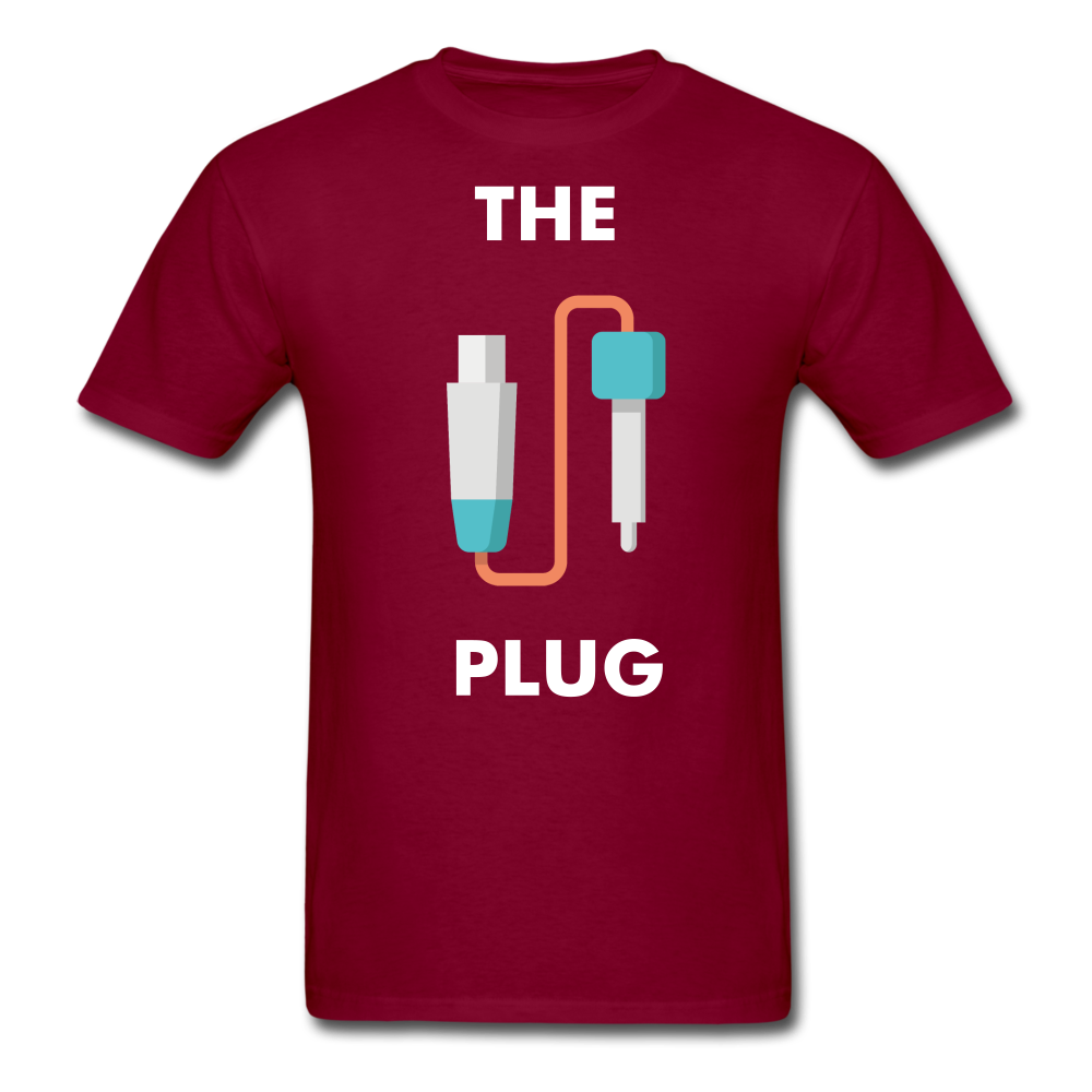 THE PLUG Unisex Classic T-Shirt - burgundy