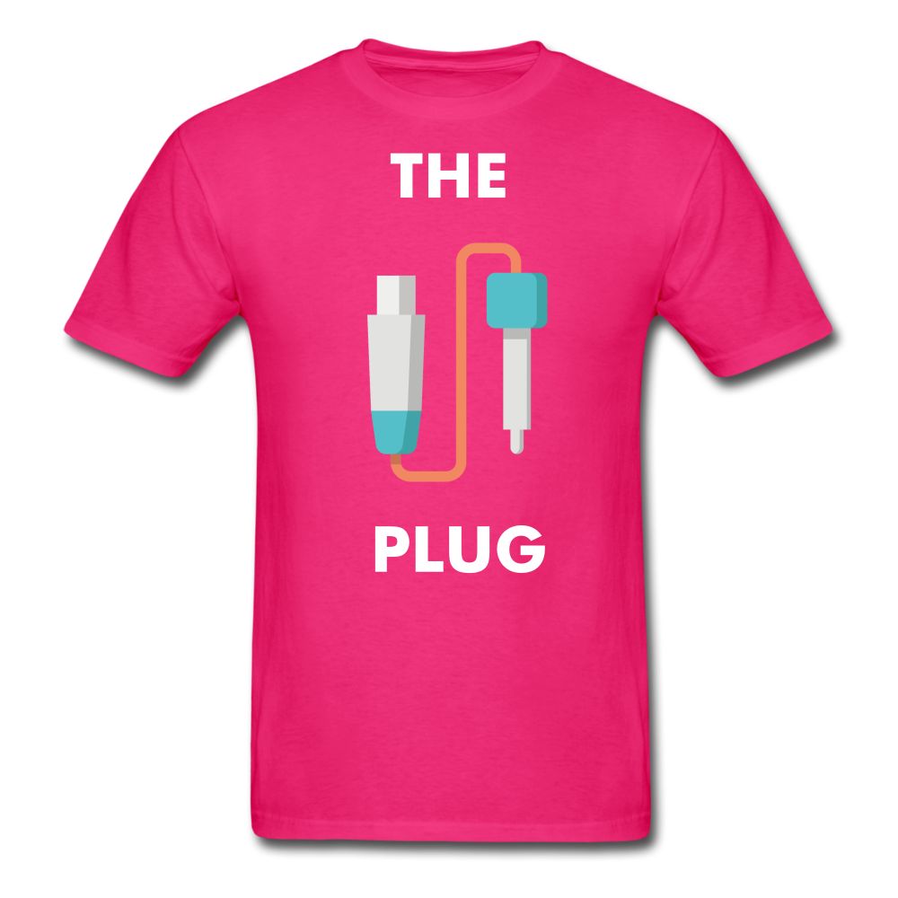 THE PLUG Unisex Classic T-Shirt - fuchsia