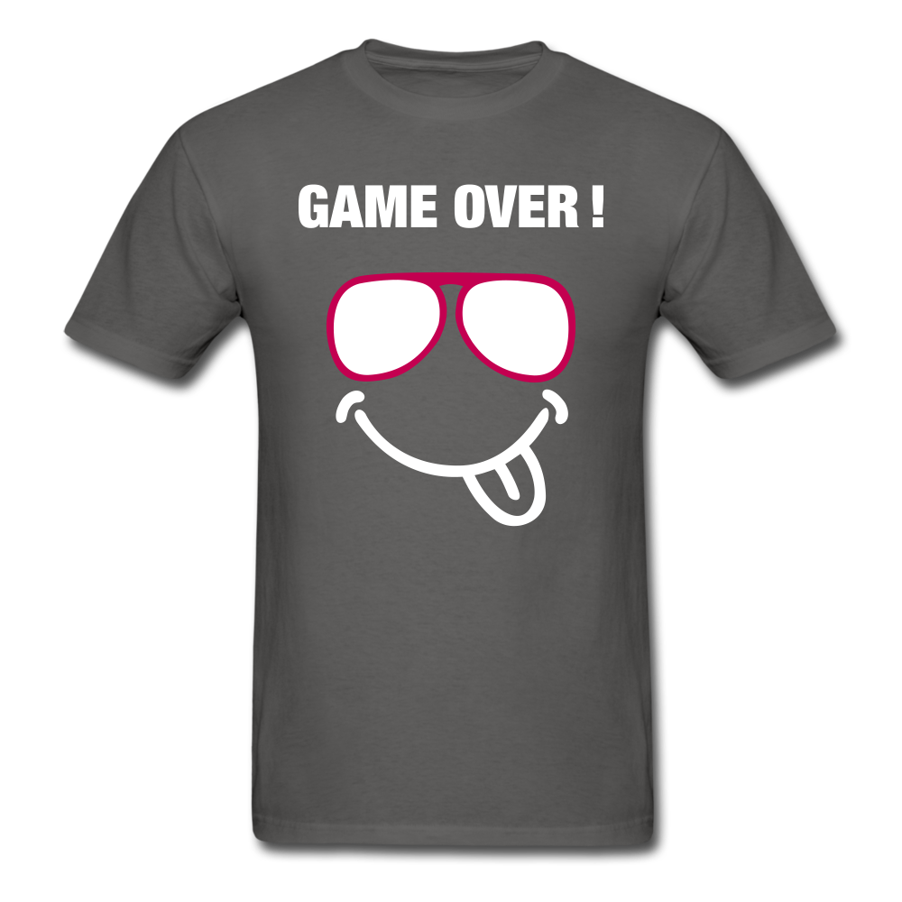 GAME OVER  Classic T-Shirt - charcoal