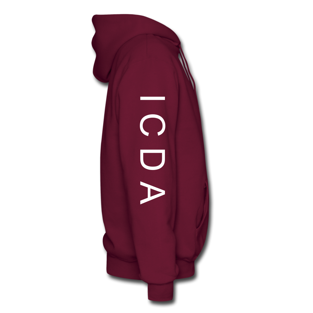 GAME OVER Men's Hoodie - burgundy