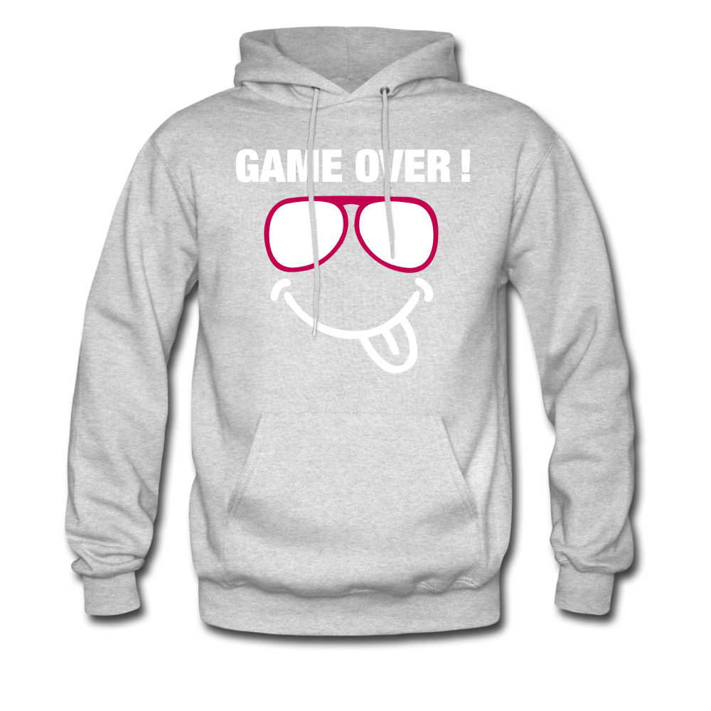 GAME OVER Men's Hoodie - ash 