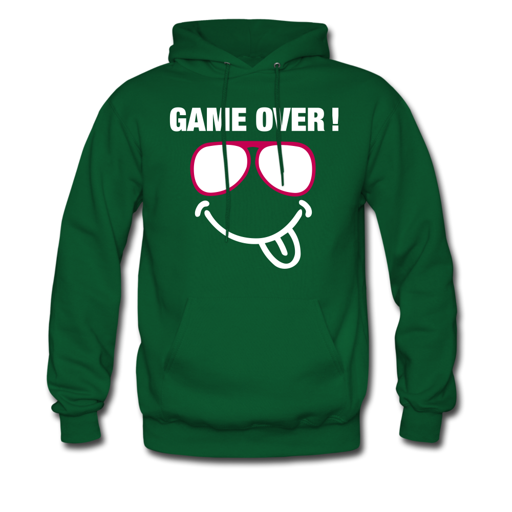 GAME OVER Men's Hoodie - forest green