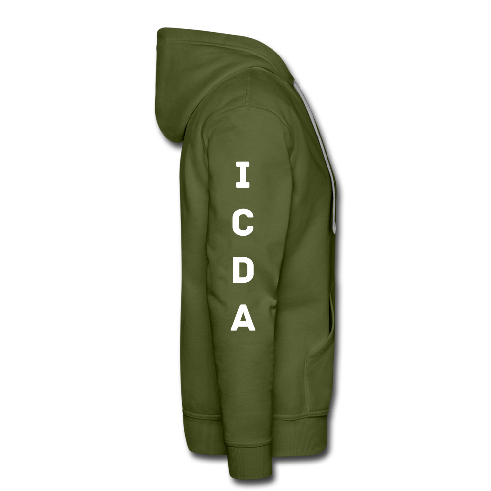 FAN CLUB Men’s Premium Hoodie - olive green